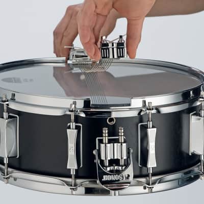 Sonor Gavin Harrison Signature 12 In.x 5 In.Birch Snare Drum - Semi-Gloss Black (SSD-1205-GH) image 5