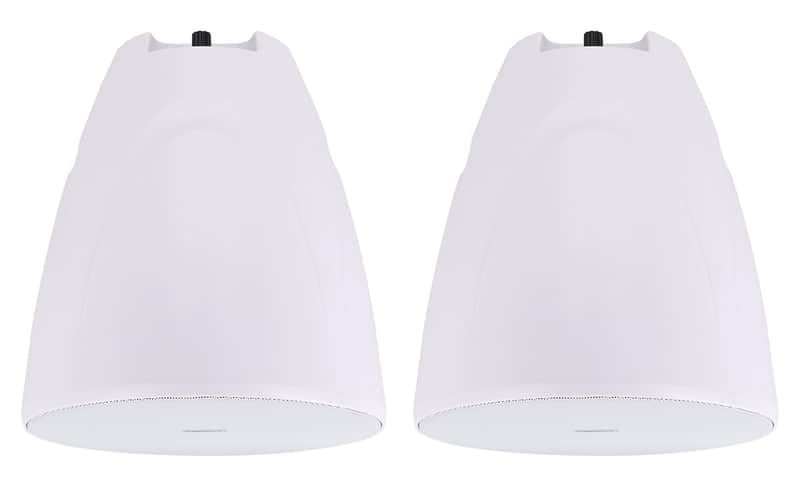 Rockville PEN-80T WHITE 8" 70V 40W Hanging Pendant Speaker Commercial/Restaurant imagen 1