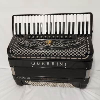 Aaccordion Harmonika Guerrini Superior 2 Cassotto 2+2 Piccolo 120 Bass double tone chamber image 2