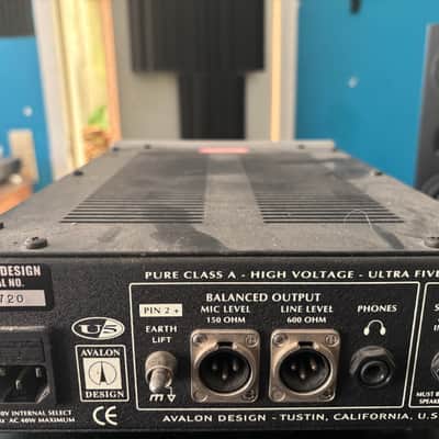 Avalon U5 Direct Box / Instrument Preamplifier 2010s - Silver image 2
