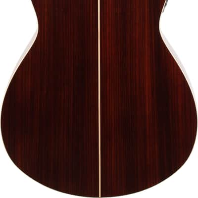 Yamaha LS-TA TransAcoustic Grand Concert Acoustic-Electric Guitar, Solid Spruce Top, Vintage Tint image 3