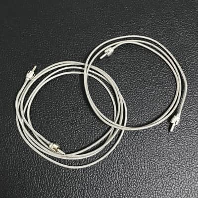 Vintage Style Reverb Tank Cables 2pc Set RCA image 1