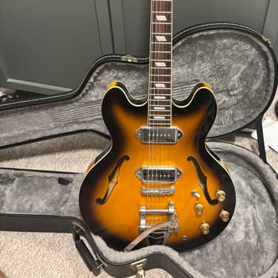 2008 Epiphone Casino Reissue – Vintage Sunburst – Rosewood Fretboard – Bigsby B7 Vibrato image 4