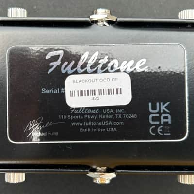 Fulltone OCD Limited Edition Blackout #172 2025 - Black Matte image 3