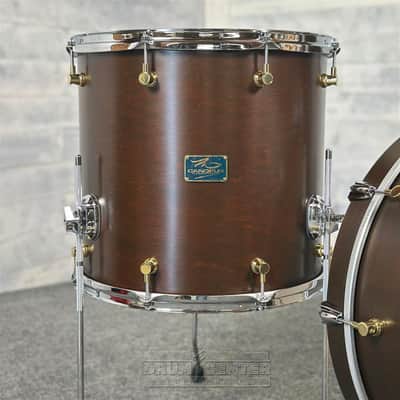 Canopus RFM 3pc Drum Set 22/13/16 Bitter Brown Oil image 4