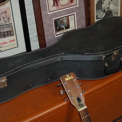 Sigma Martin GCS-6 Flattop Acoustic Guitar X braced Solid Top original Case 1974 Blond image 11