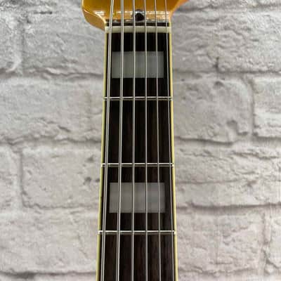 Used: Squier Classic Vibe Bass VI Bass Guitar - Sunburst image 15