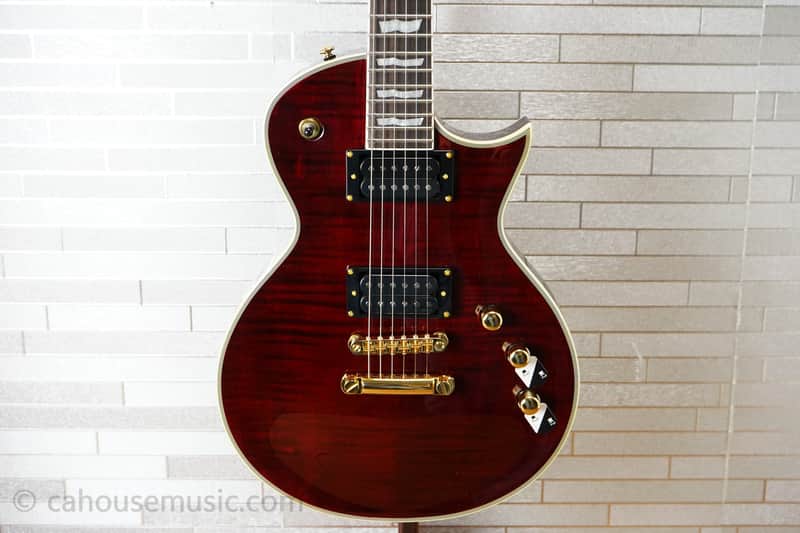 ESP LTD EC-1000T CTM Flamed Maple - See Thru Black Cherry image 1