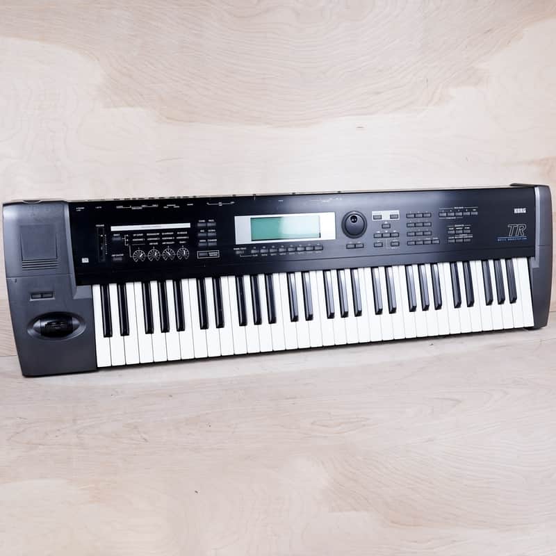 Korg TR61 61-Key Music Workstation Keyboard 2000s - Black w/ Bag, Power Supply image 1