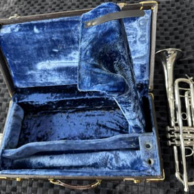 Used 1970’s Bach Stradivarius Model 37 Silver Trumpet with case and NY Bach 7C mouthpiece image 16