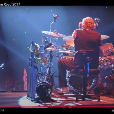 Rick Allen's Def Leppard 2016 Tour "Union Jack" Drum Kit. Yamaha, Hart, Custom. AUTOGRAPHED! Authenticated! image 5