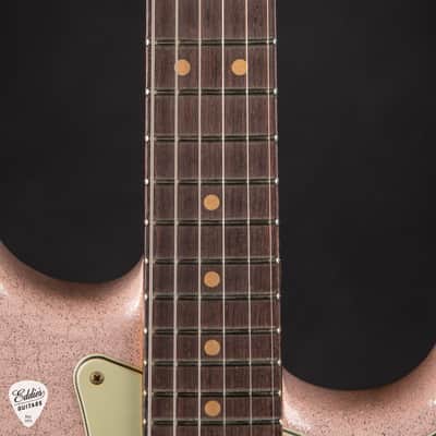 Fender Custom Shop Limited Edition Hotshot Stratocaster Heavy Relic - Aged Shell Pink Sparkle over Aged Purple Sparkle/Fender Custom Shop Event Instrument image 9