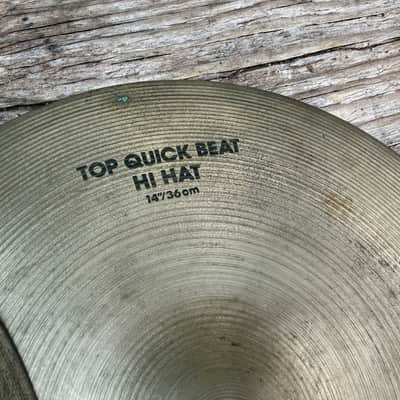 Zildjian Quick Beat TOP + ROCK hihat Bottom Hi hat Cymbals Pair image 3