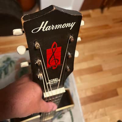 Harmony H1213 Archtone 1950 - 1971 - Light Brown Sunburst image 5