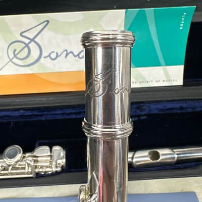 Sonare Open Hole Sterling Silver Flute with low B foot  SFABOF image 2