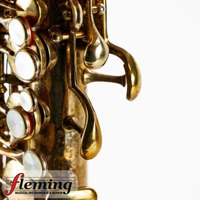 Vintage 1920 King "The King" Alto Saxophone - Brushed Gold Plate image 23