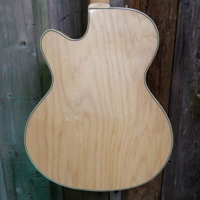 Cort BECK-6 Joe Beck Signature w/ Charlie Christian style Pickups early 2000's - Natural w/ Hard Case image 21