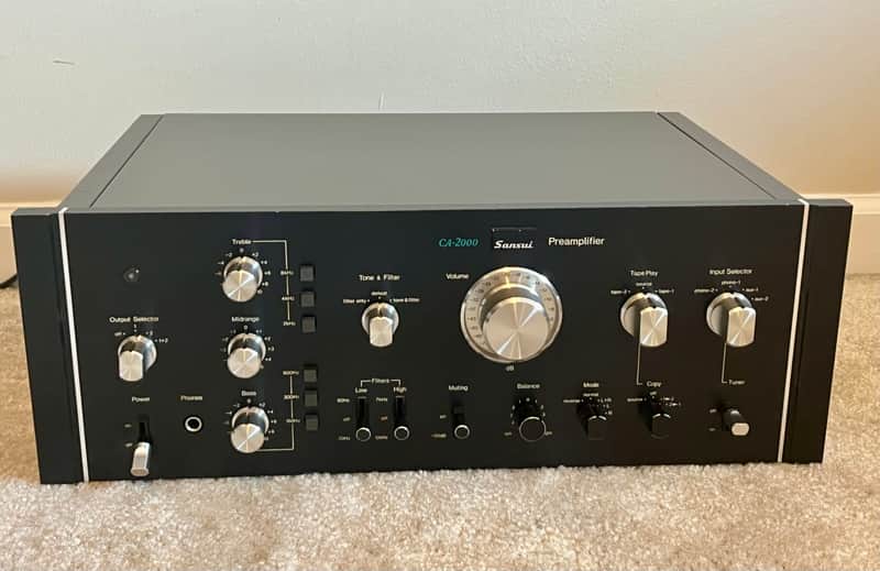 Sansui CA-2000 Preamplifier 120V US Version Completely Rebuilt Awesome image 1