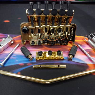 Floyd Rose Original Style Tremolo System FRT - 1000 Gold | Locking Nut Included | DHL Express Delivery Included | image 12