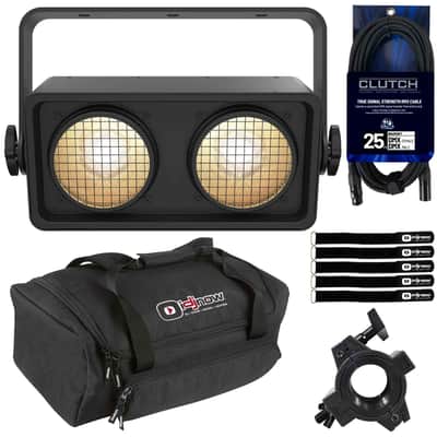 Chauvet DJ Shocker 2 Dual Zone Blinder Effect Wash Lighting Fixture w Carry Case image 1
