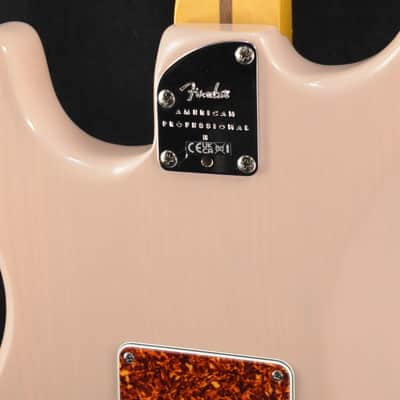 Mint Fender American Professional II Stratocaster Thinline Transparent Shell Pink Rosewood Fingerboard image 9