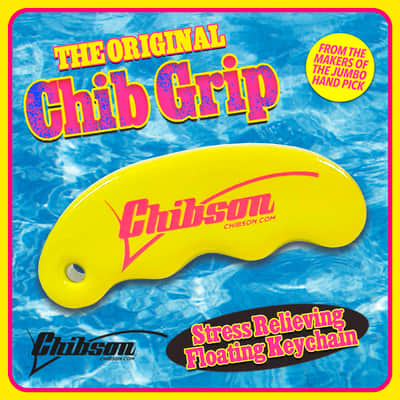 Chibson Chib Grip (Yellow) Stress Relieving, Floating Key Chain 2023 image 1