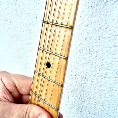 Fender Stratocaster Hardtail Maple Fretboard 1976 Natural finish all original image 5