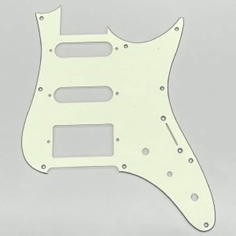 Ibanez 4PGAZESSHRMBM Pickguard for AZES with T106/ SSH/ Mint Green/BK/Mint Green 3ply image 1