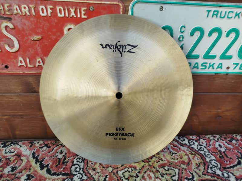 ZILDJIAN A 12" EFX Piggyback. 1990s. image 1