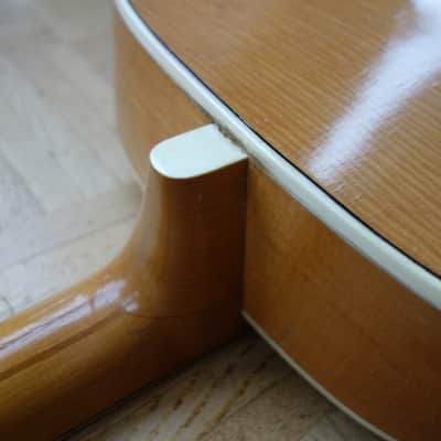 Fasan solid top archtop guitar ~1959 - natural - rare German vintage image 10