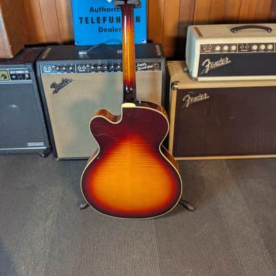 Guild A-150 Savoy Electric/Acoustic Archtop w/Case - Antique Sunburst (Used) image 2