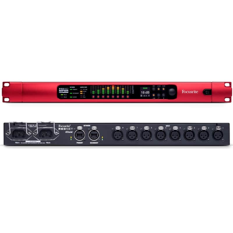 2019 – Present Focusrite RedNet MP8R 8-Channel Remote-Controll…