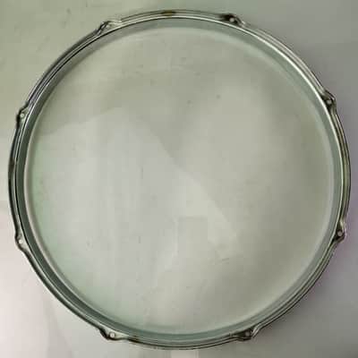 Leedy 15 COB Double-Flange Snare Drum Batter Rim/Hoop Stick-Chopper Chrome-Brass image 6