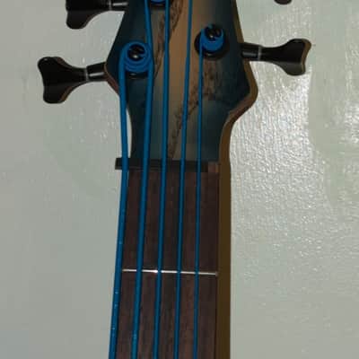 Ibanez 2021 SR605 Cosmic Blue 5 String Bass image 6