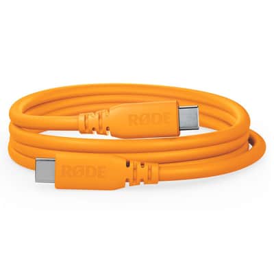 Rode NT-USB Mini USB Condenser Microphone with Rode SC27 Orange USB-C to USB-C Cable and StreamEye Adjustable Boom Arm image 6