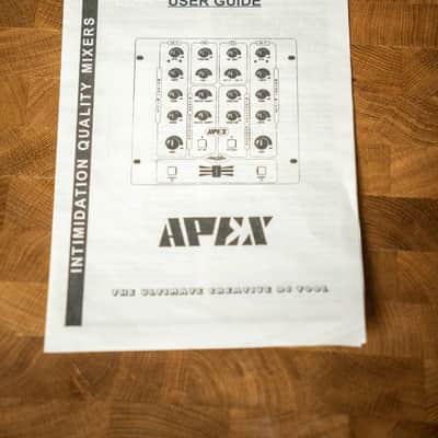 Intimidation Apex Gold rotary DJ mixer (mid-90s) image 10