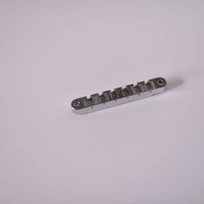 Gibson ABR-1 Tune-O-Matic Bridge with No Saddles Chrome image 7