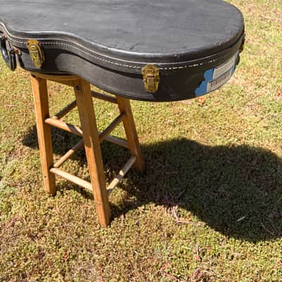 1960’s Gibson EB-2 Case - Black - Yellow Interior image 8