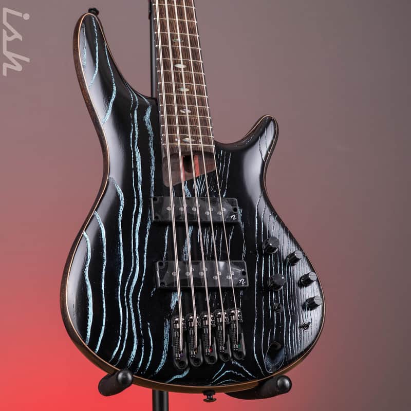 Ibanez SR1325SB 5-String Bass Aqua Wave Low Gloss image 1