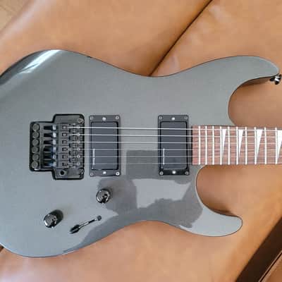 Modified Jackson DXMG Dinky MIJ Metallic Gray w/ Seymour Duncan Pickups & Floyd Rose image 7
