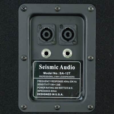 Pair of 12" PA Speakers with two Tripod Speaker Stands - PA/DJ Band PA Package image 6