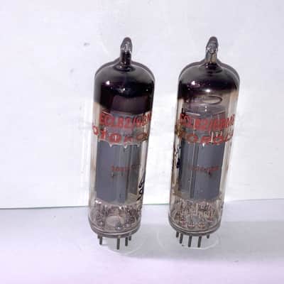 Mullard Blackburn 6BM8 ECL82 Tubes, Pair, Tested image 1