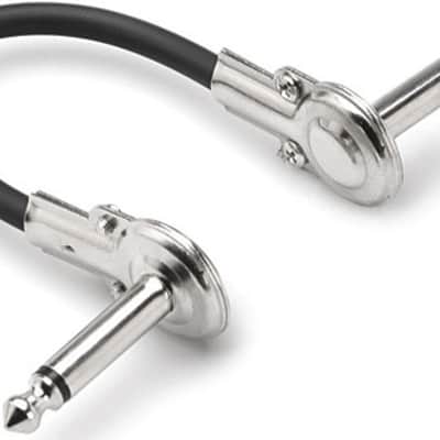 Hosa Low Profile Right Angle 6" Pedal Patch Cable IRG-100.5