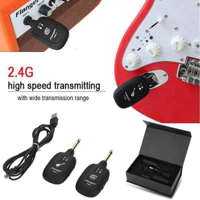 Flanger FW-1 Rechargeable 2.4Ghz Wireless System Digital Guitar Transmitter Receiver 50m Range image 7