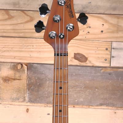 Music Man Short Scale StingRay Bass Translucent Blue w/ Case image 6