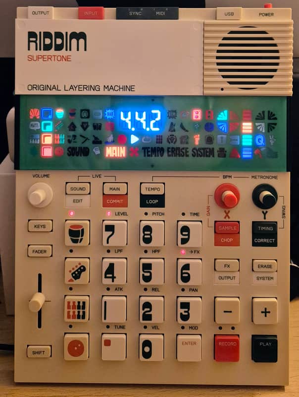 Teenage Engineering EP-40 Riddim Sampler 2025 - Present - Cream / Orange image 1