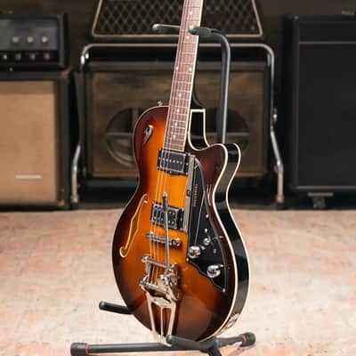 Duesenberg Starplayer TV Semi-Hollow Electric Guitar - Vintage Burst image 12