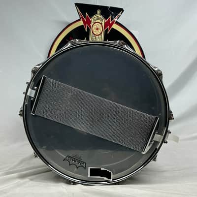 Pork Pie Big Black BOB (Black Over Brass) 14x6.5 Snare Drum image 7