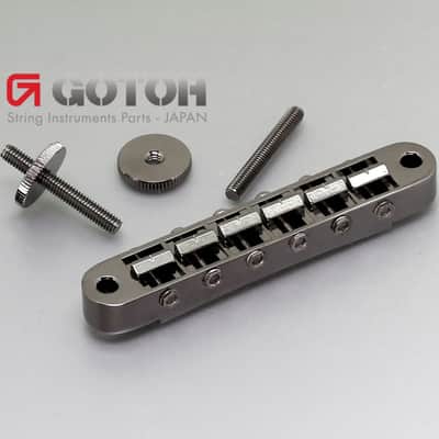 NEW Gotoh GE103B  Nashville Tune-o-matic Bridge with Standard Post - COSMO BLACK