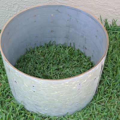 50's/60's GRETSCH 22" WHITE MARINE PEARL BASS DRUM SHELL for YOUR DRUM SET! RM30 image 9